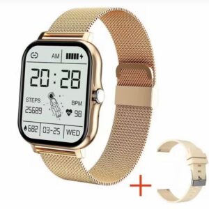 Montre Connectée Élégante Rose Gold